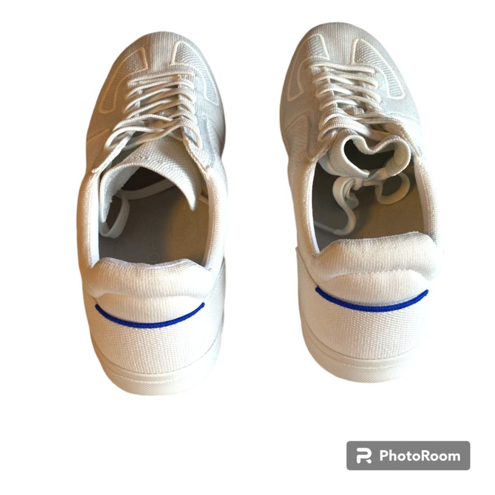Rothy's RS01 The Sneaker Bright White NWOB Men's sz 10 - Picture 5 of 11